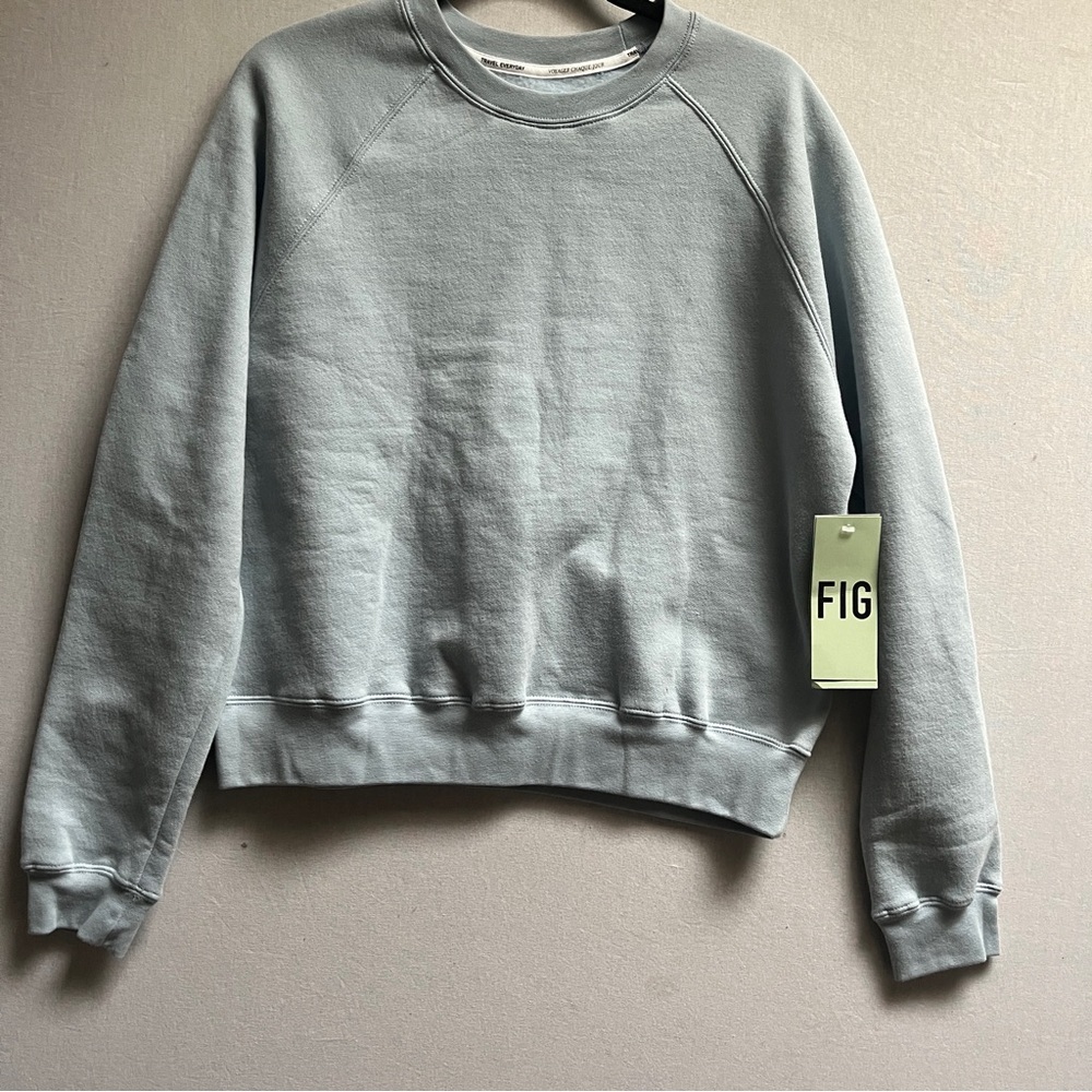 FIG Clothing Anyday Organic Cotton Crop Sweatshirt Women's Size M